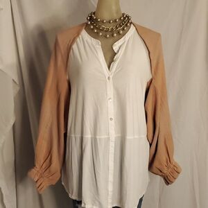 LOGO by Lori Goldstein Evelyn Woven Textured Shrug
